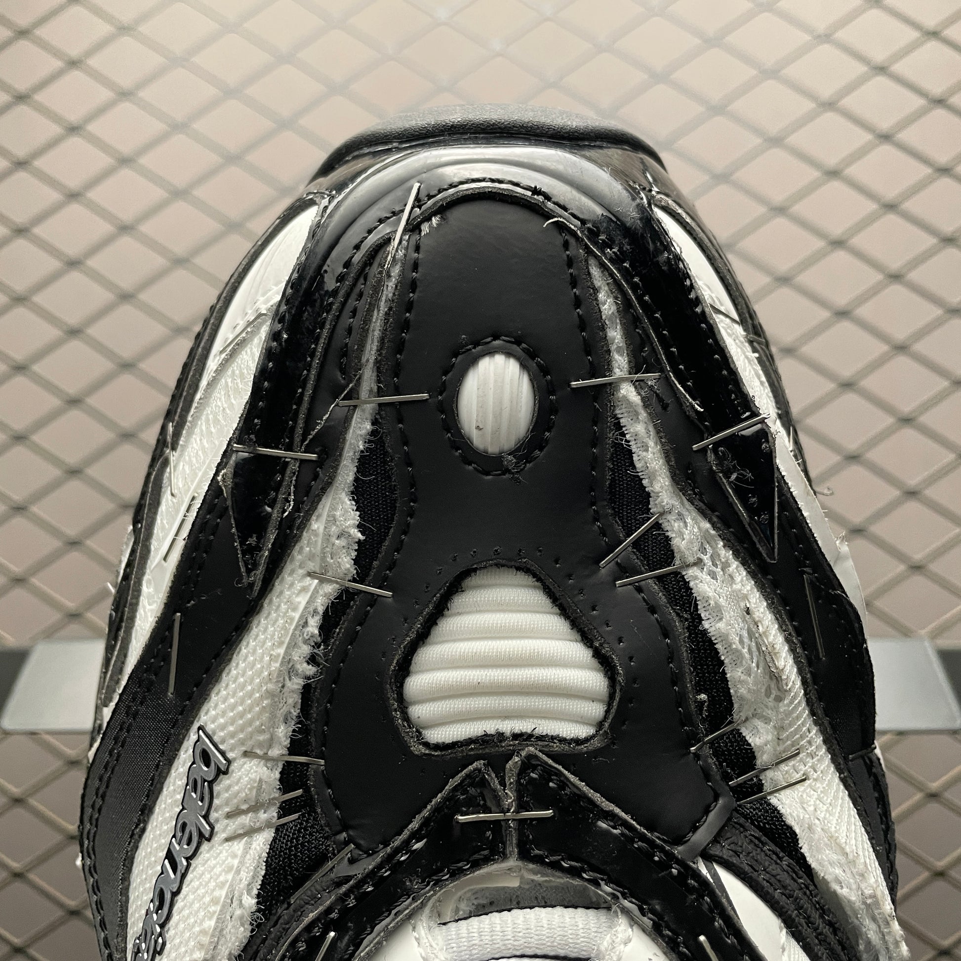 BALENCIAGA Soleless Sneaker "Black/White/Silver"