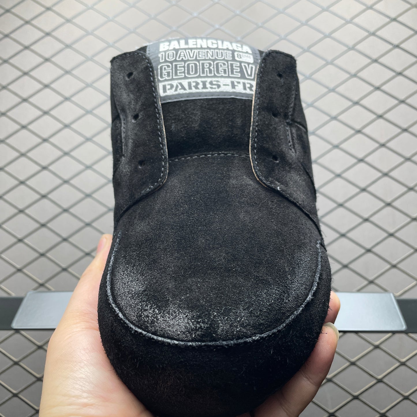 Balenciaga Dumbo Mule Worn-Out Black