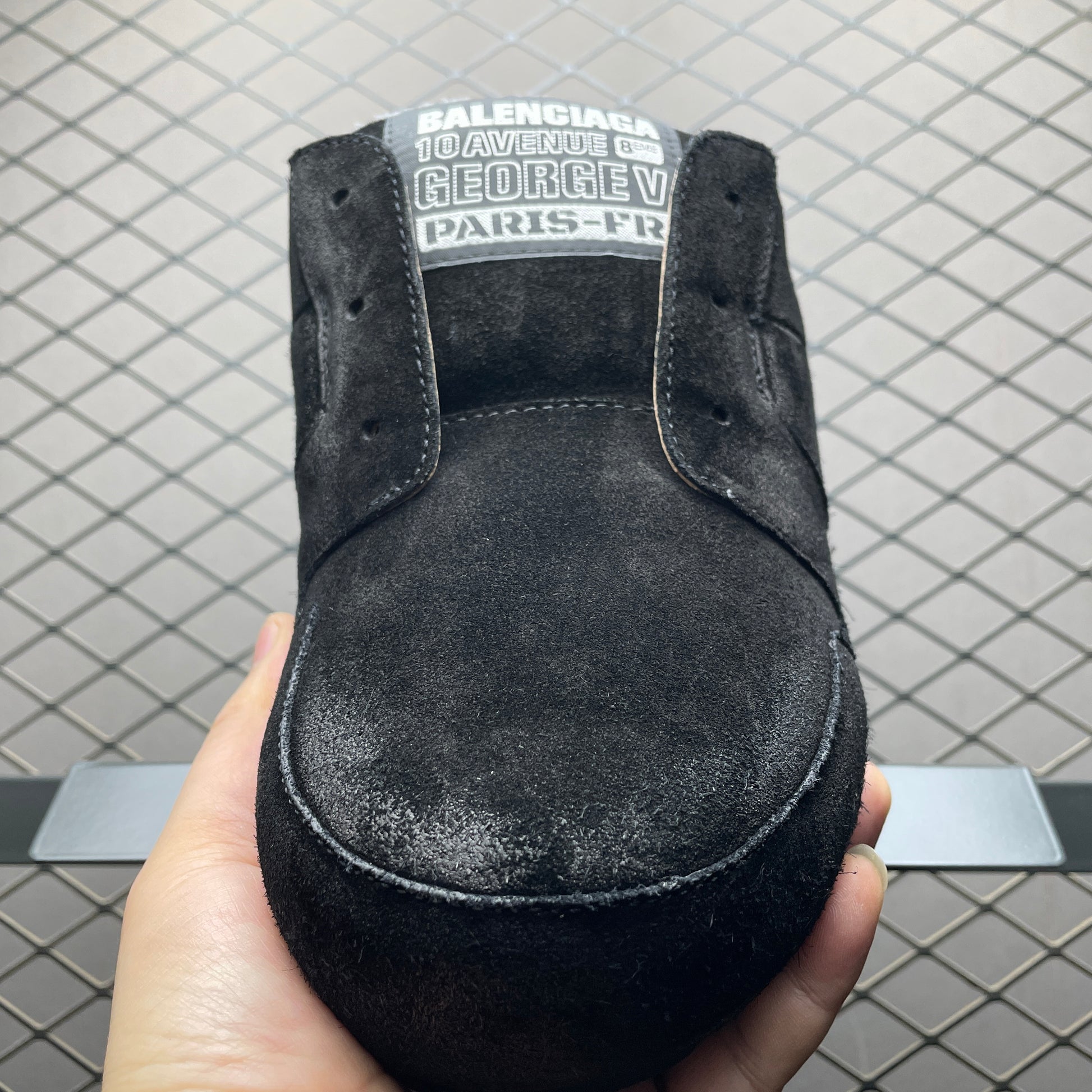 Balenciaga Dumbo Mule Worn-Out Black