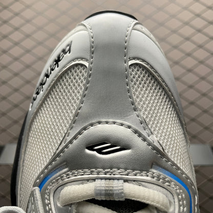 BALENCIAGA Radar Gradient Lines Sneakers "White/Grey/Silver/Black/Blue"