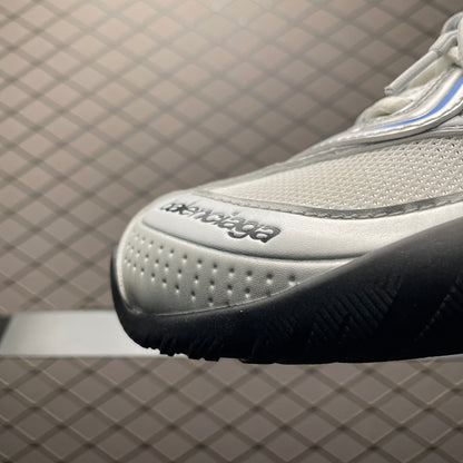 BALENCIAGA Radar Gradient Lines Sneakers "White/Grey/Silver/Black/Blue"