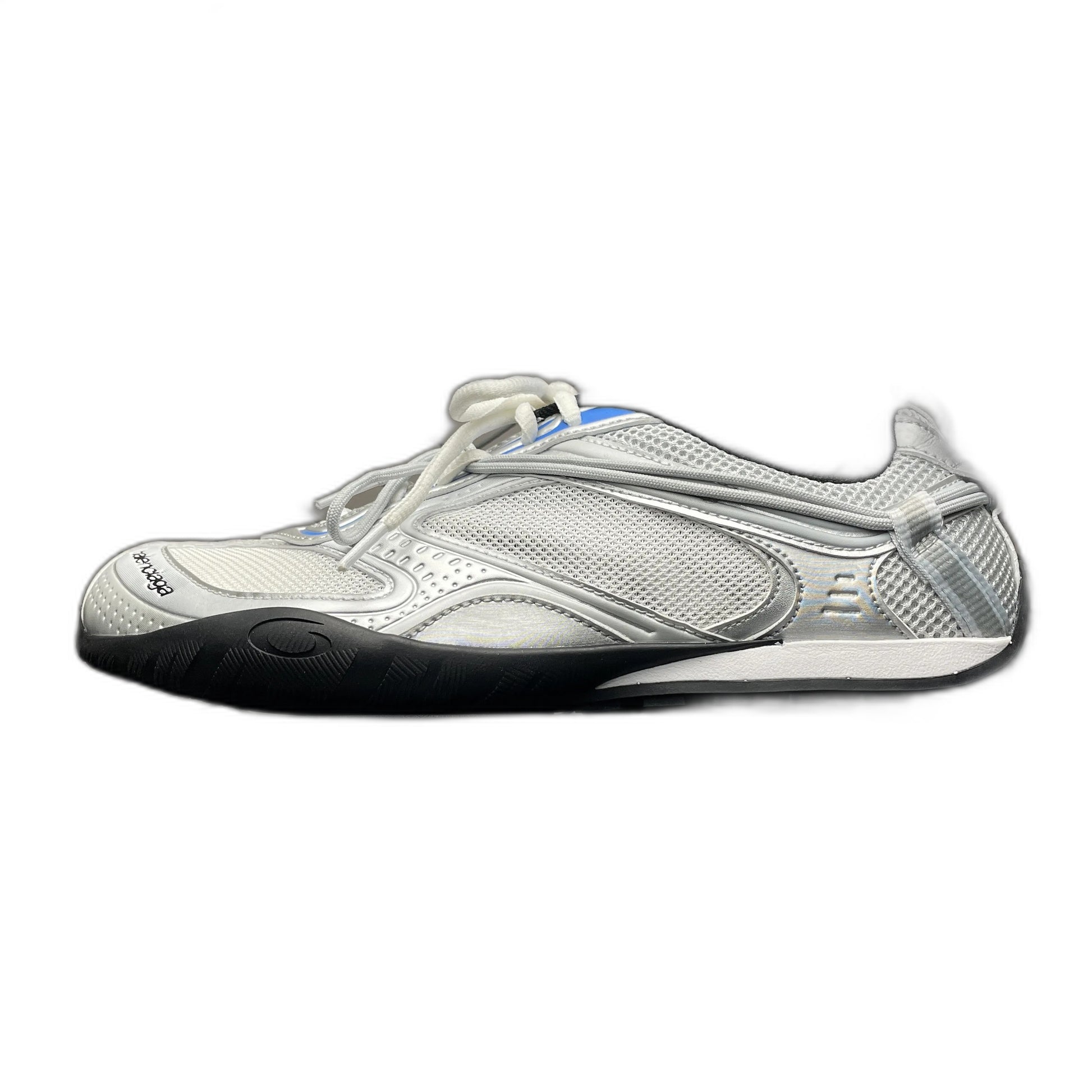 BALENCIAGA Radar Gradient Lines Sneakers "White/Grey/Silver/Black/Blue"