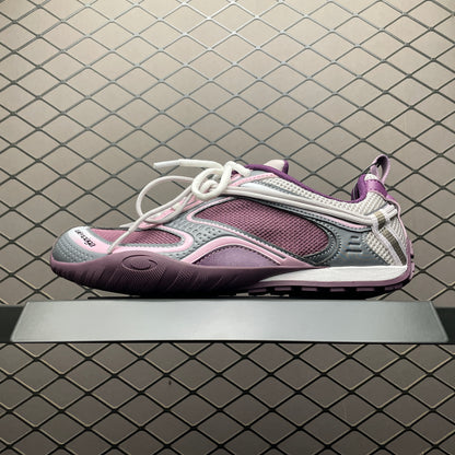 BALENCIAGA Women's Radar Gradient Lines Sneakers "Purple/Grey/Pink/White"