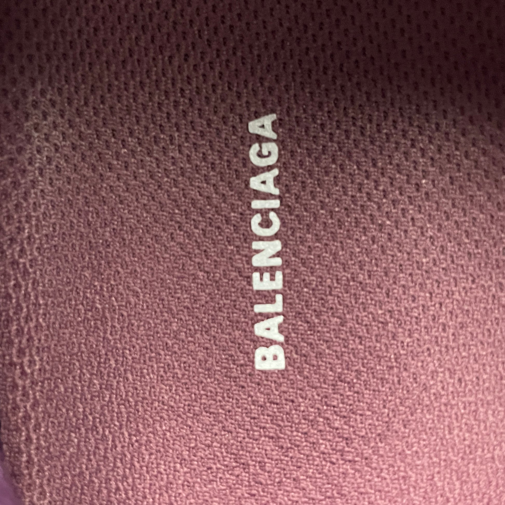 BALENCIAGA Women's Radar Gradient Lines Sneakers "Purple/Grey/Pink/White"
