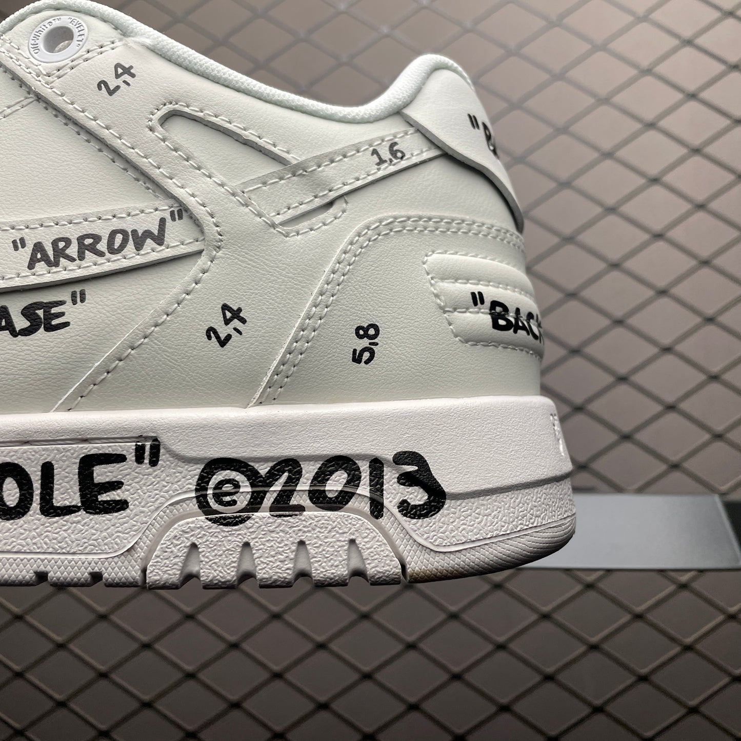 Off-White Out Of Office leather sneakers