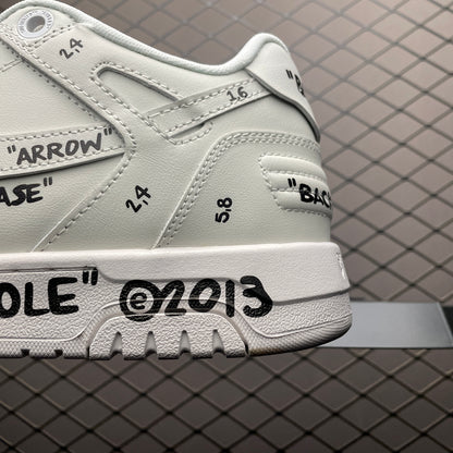 Off-White Out Of Office leather sneakers