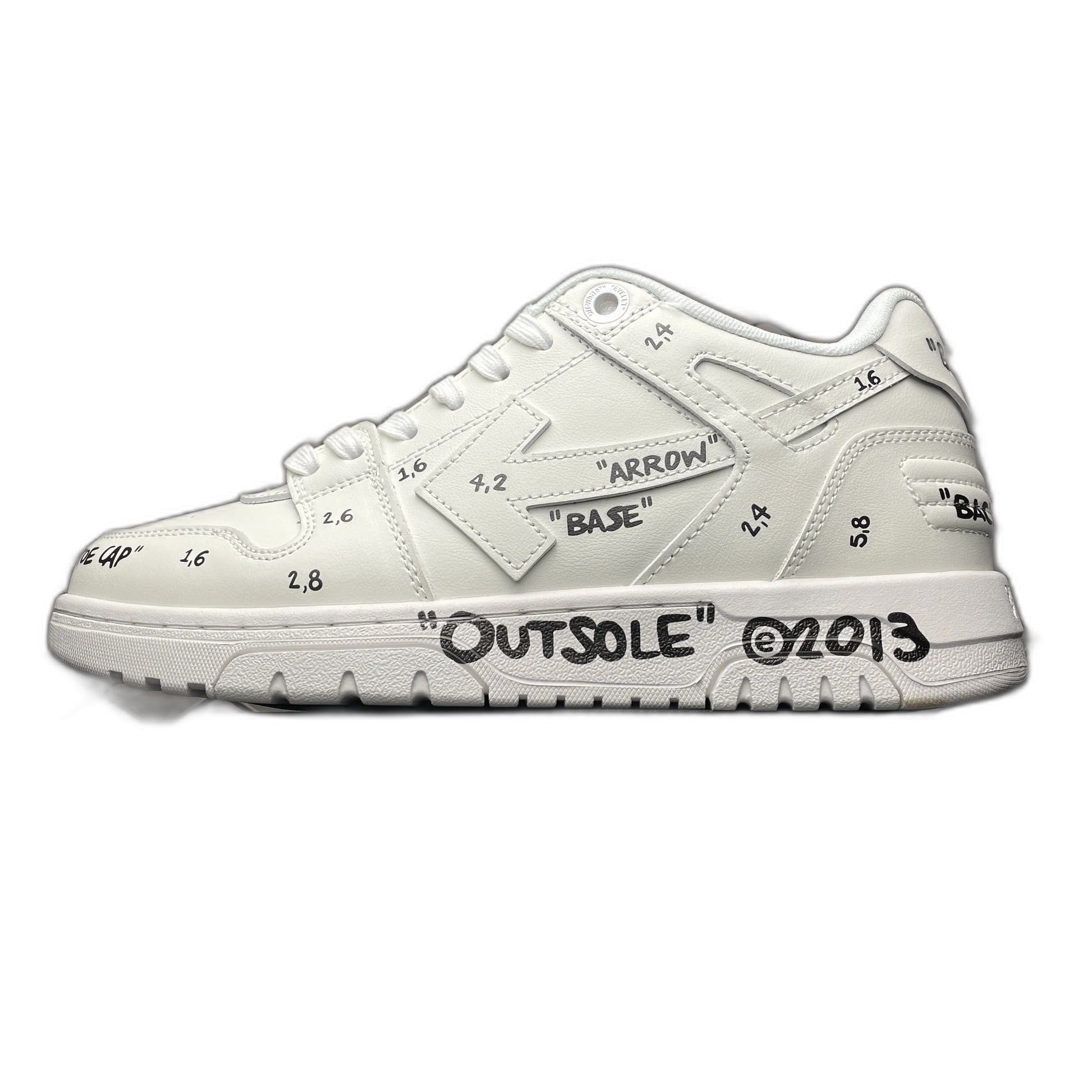 Off-White Out Of Office leather sneakers