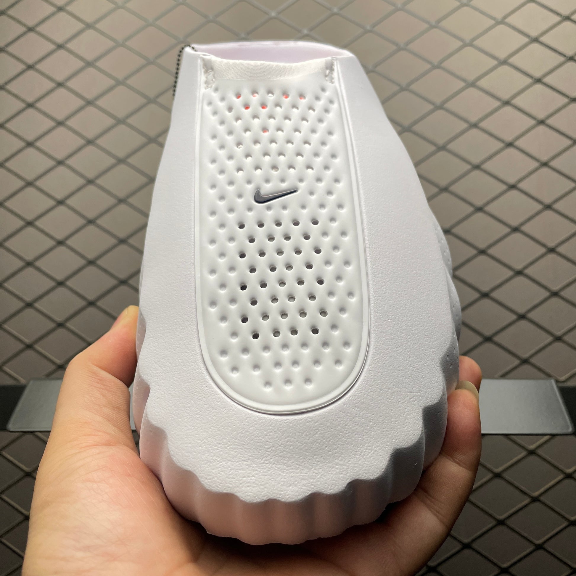 Nike Mind 001 Mules "White and Speed Red"