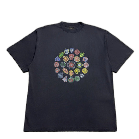 Balenciaga Spiral Crest Medium Size T-Shirt