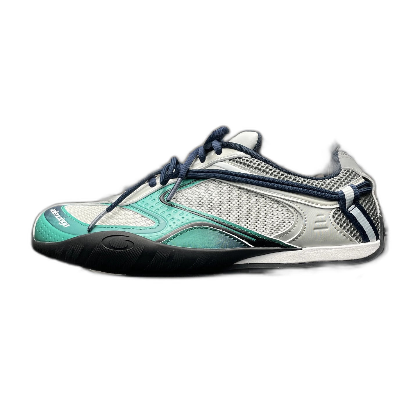 BALENCIAGA Radar Gradient Lines Sneakers "Light Grey/Green/Black"