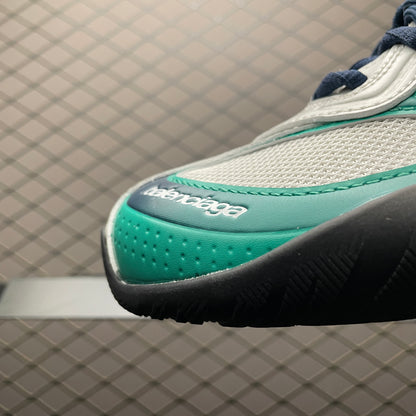 BALENCIAGA Radar Gradient Lines Sneakers "Light Grey/Green/Black"
