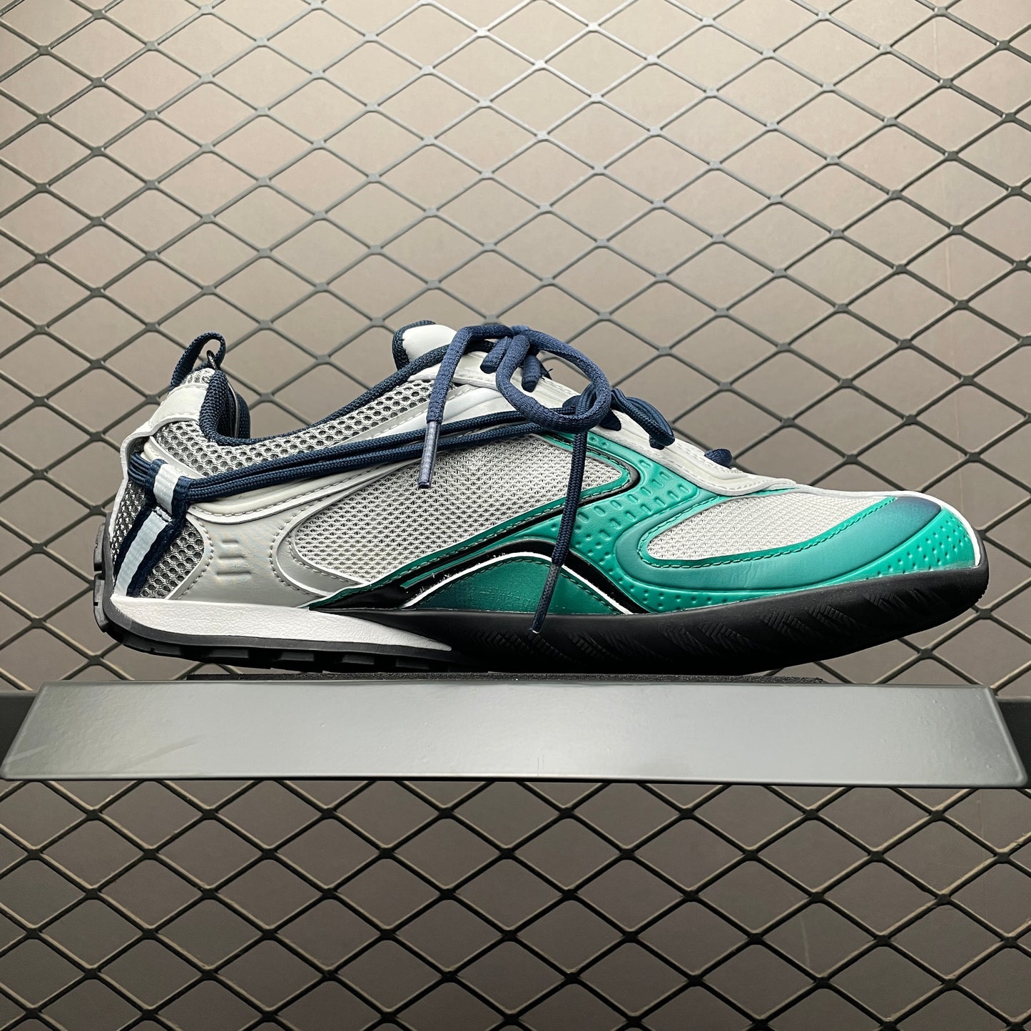 BALENCIAGA Radar Gradient Lines Sneakers "Light Grey/Green/Black"