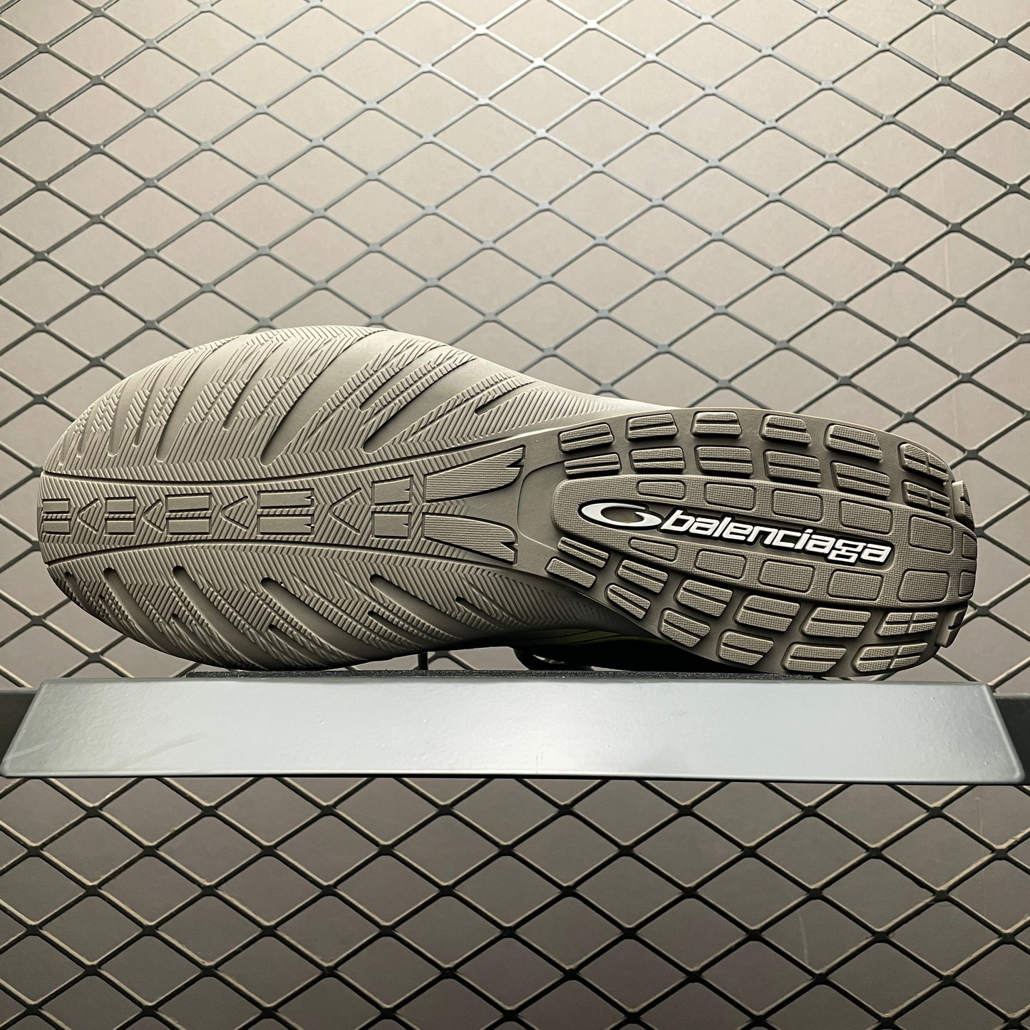 BALENCIAGA Radar Gradient Lines Sneakers "Brown/Blue/Yellow/Grey"