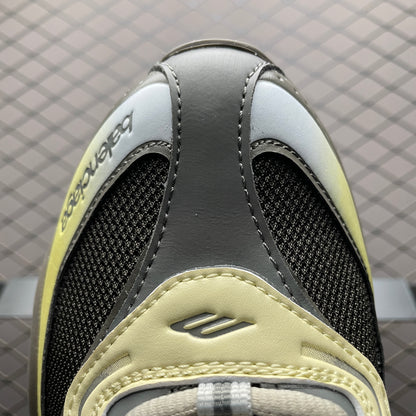 BALENCIAGA Radar Gradient Lines Sneakers "Brown/Blue/Yellow/Grey"