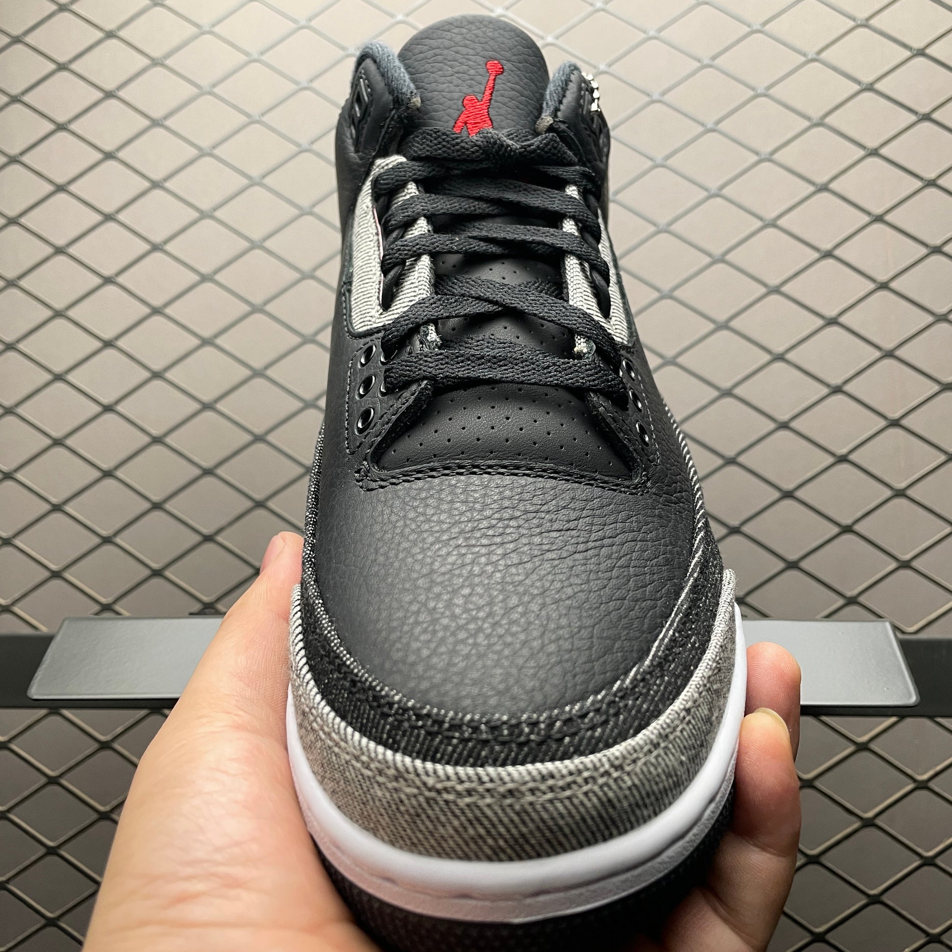 Levi's × Nike Air Jordan 3 Retro SP "Black and White" (LEVI'S Tab)