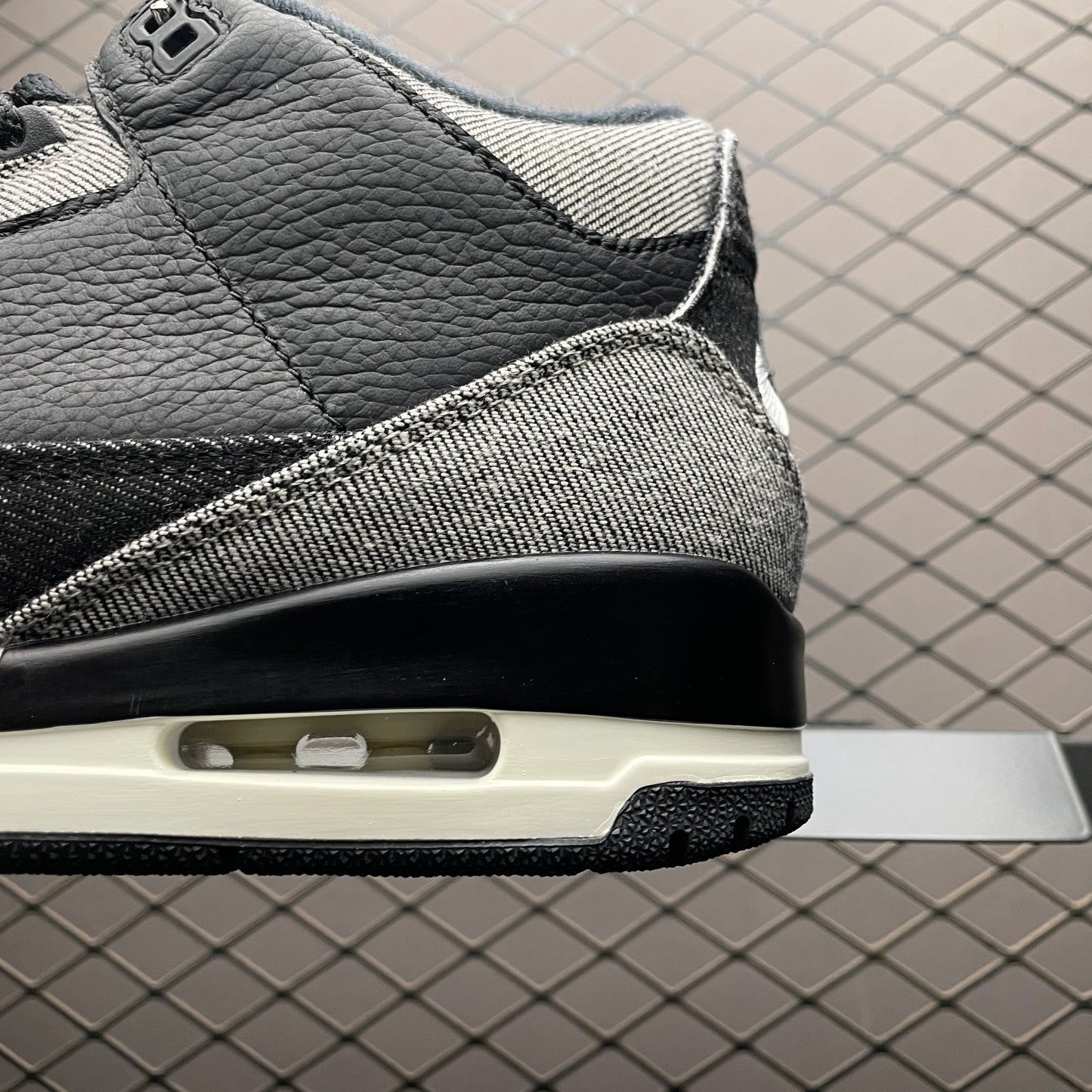 Levi's × Nike Air Jordan 3 Retro SP "Black and White" (LEVI'S Tab)