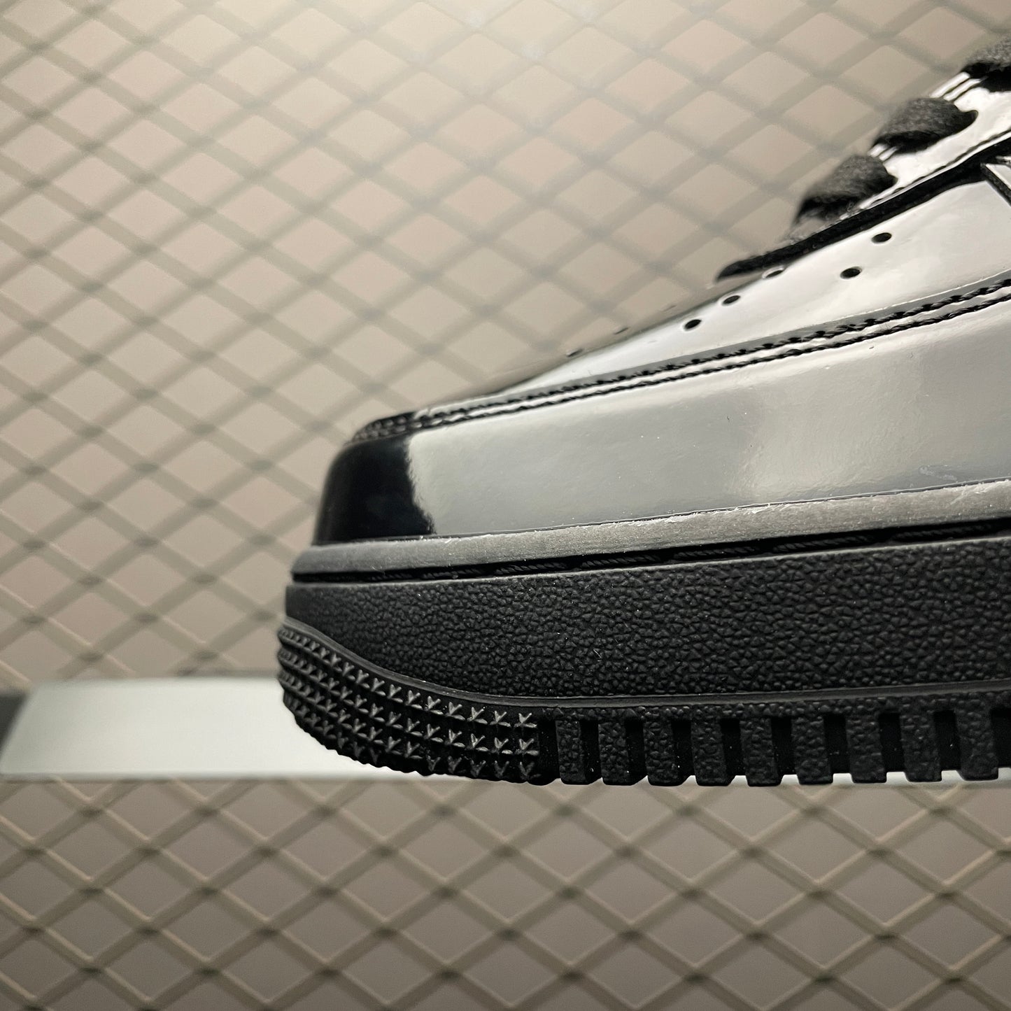 Nike Air Force 1 '07 Patent Leather "Triple Black"