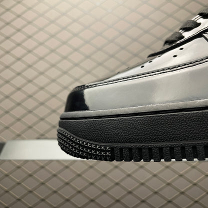 Nike Air Force 1 '07 Patent Leather "Triple Black"