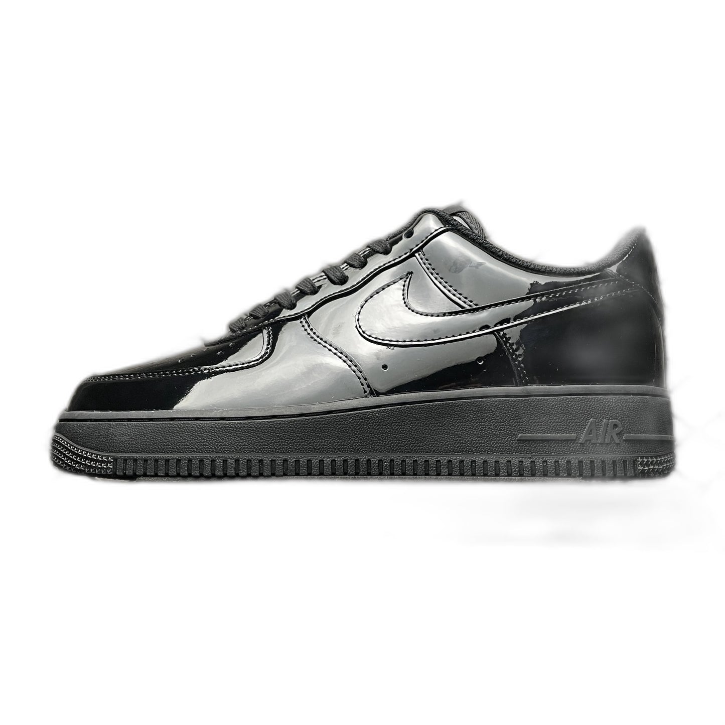 Nike Air Force 1 '07 Patent Leather "Triple Black"