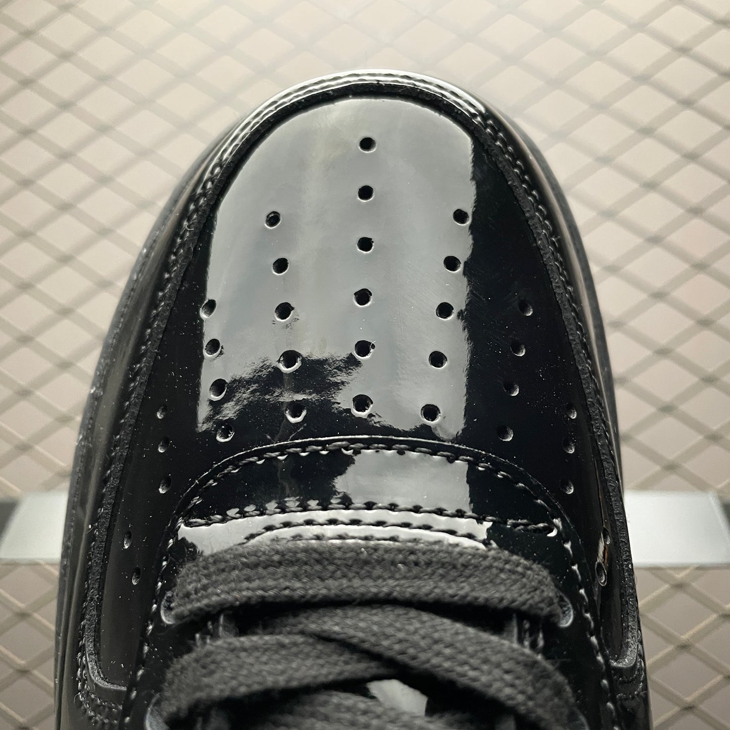 Nike Air Force 1 '07 Patent Leather "Triple Black"