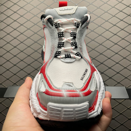 BALENCIAGA Triple S.2 Sneaker "Grey/Red//White"