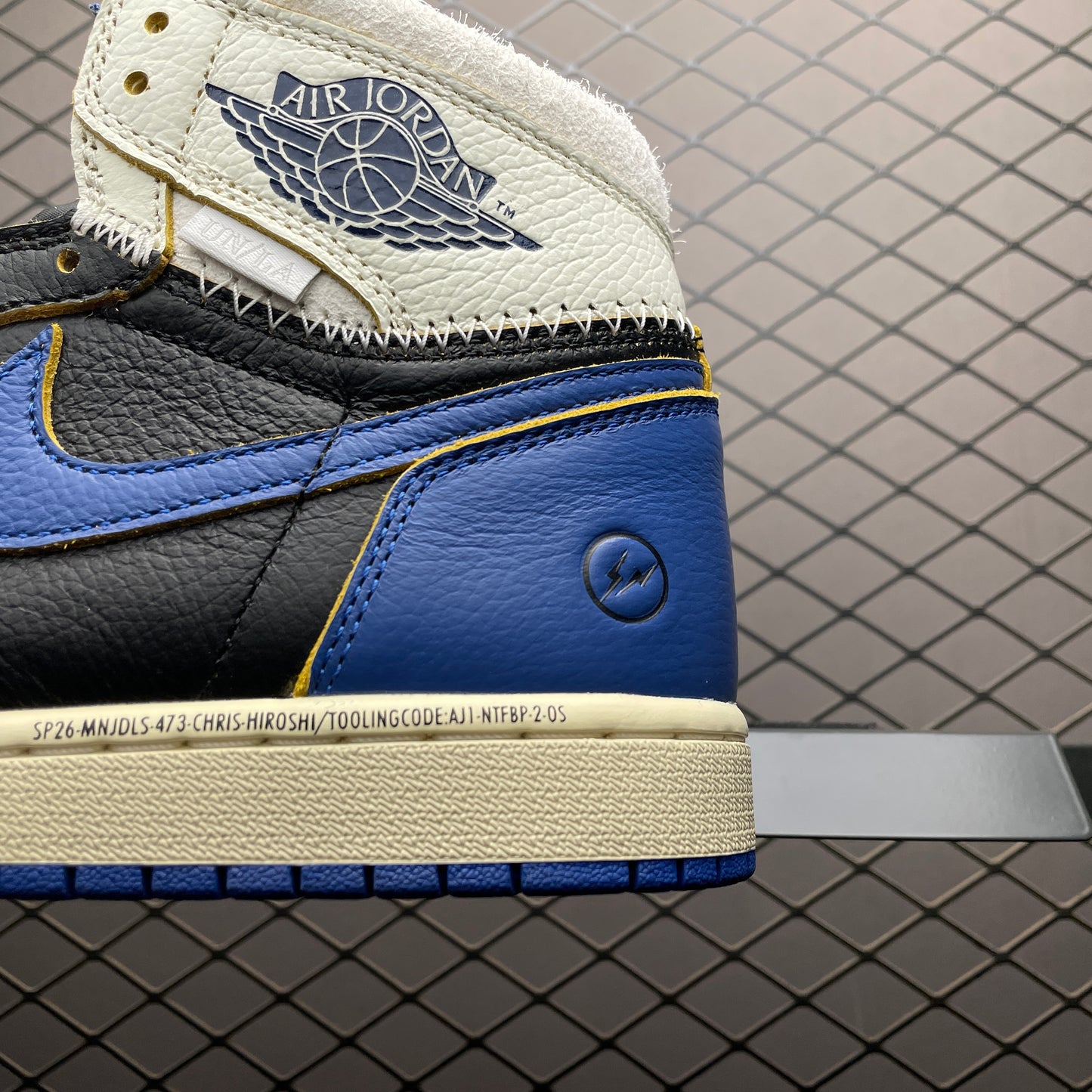 Union × Fragment × Nike Air Jordan 1 High OG "Black/Navy"