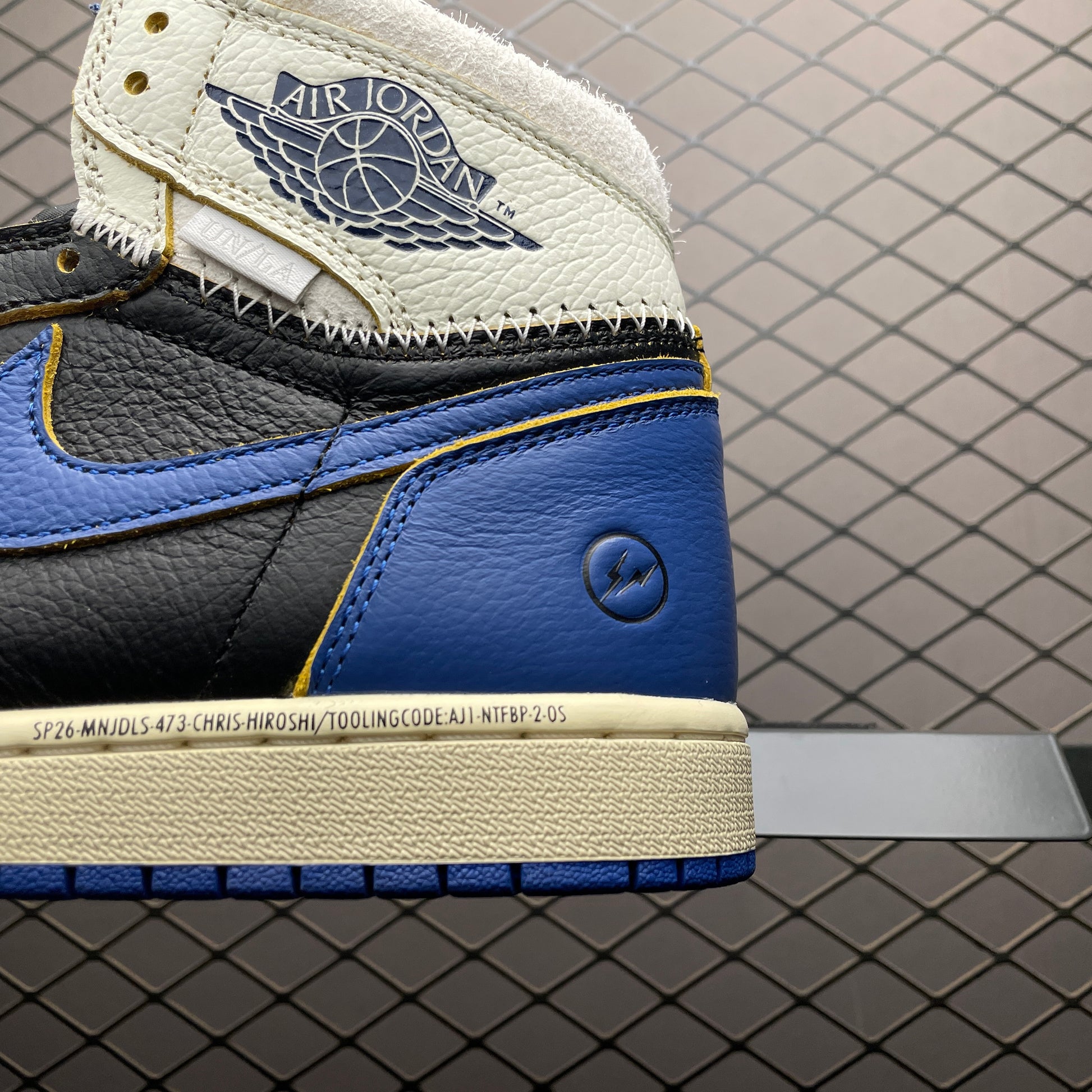 Union × Fragment × Nike Air Jordan 1 High OG "Black/Navy"