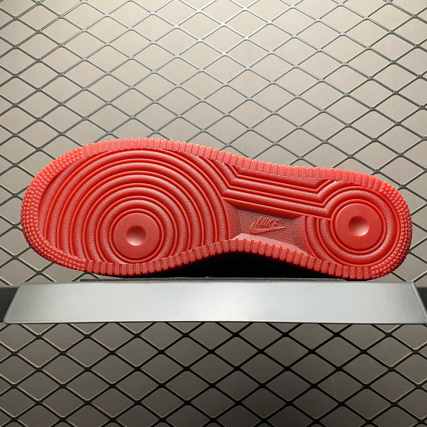Nike Air Force 1 Low Patent Leather "Dark Team Red/Safety Orange"