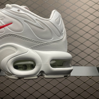 Supreme x Nike Air Max Plus TN "White/Speed Red"
