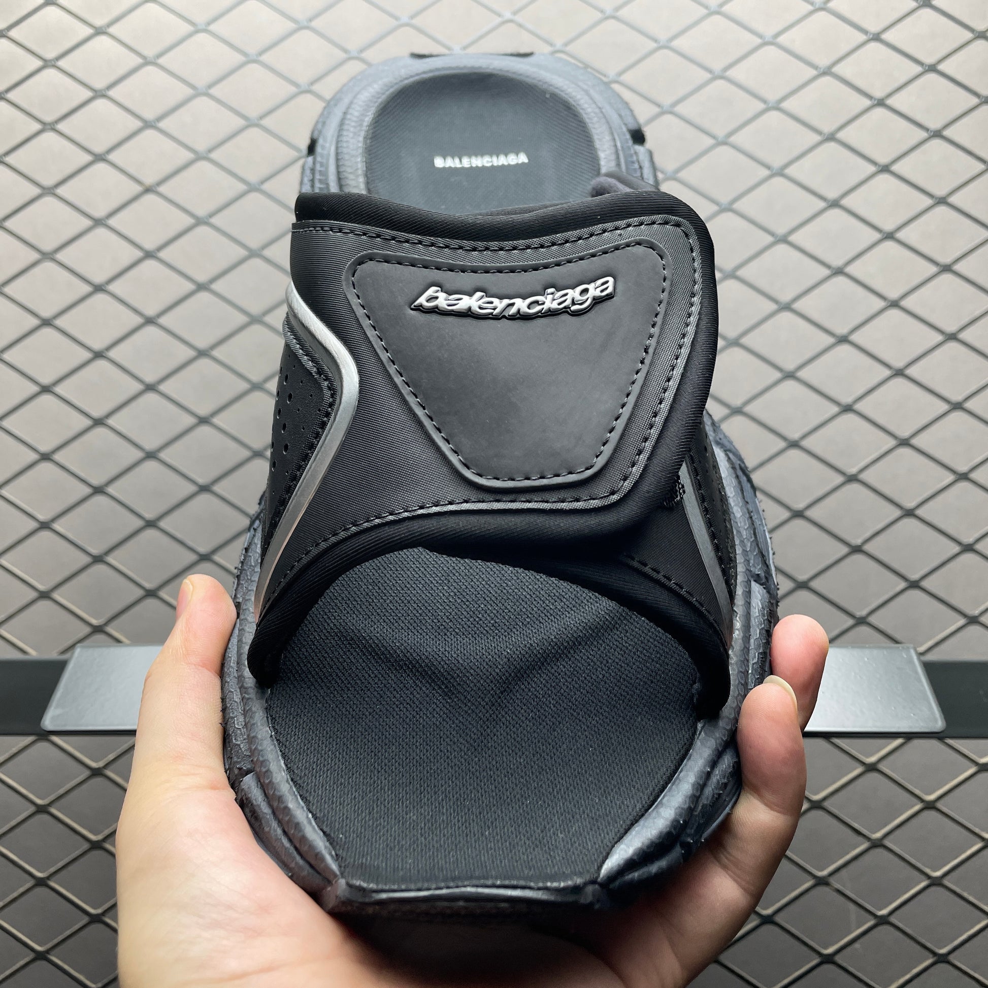 Balenciaga 3xl Slide Sandal Black