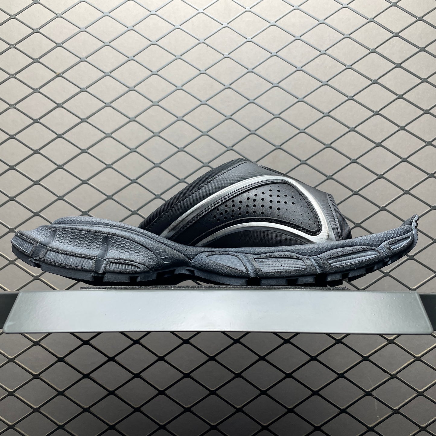 Balenciaga 3xl Slide Sandal Black