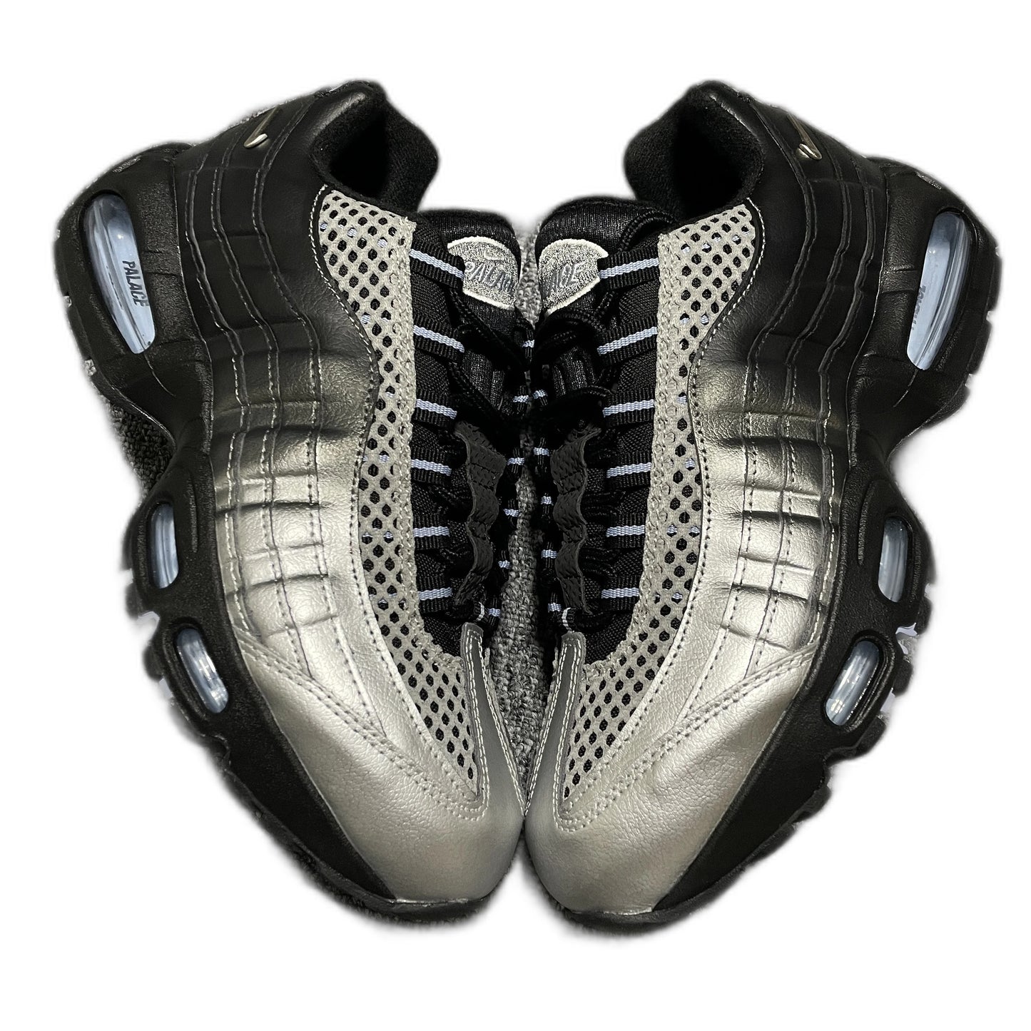 Palace Skateboards × Nike Air Max 95 Big Bubble "Metallic Silver/Aluminum"