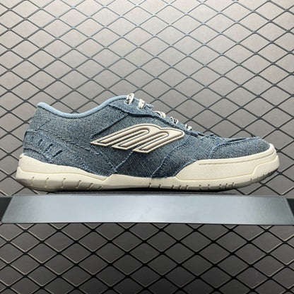 BALENCIAGA Women's Hamptons Denim Sneaker "Blue/Off White"