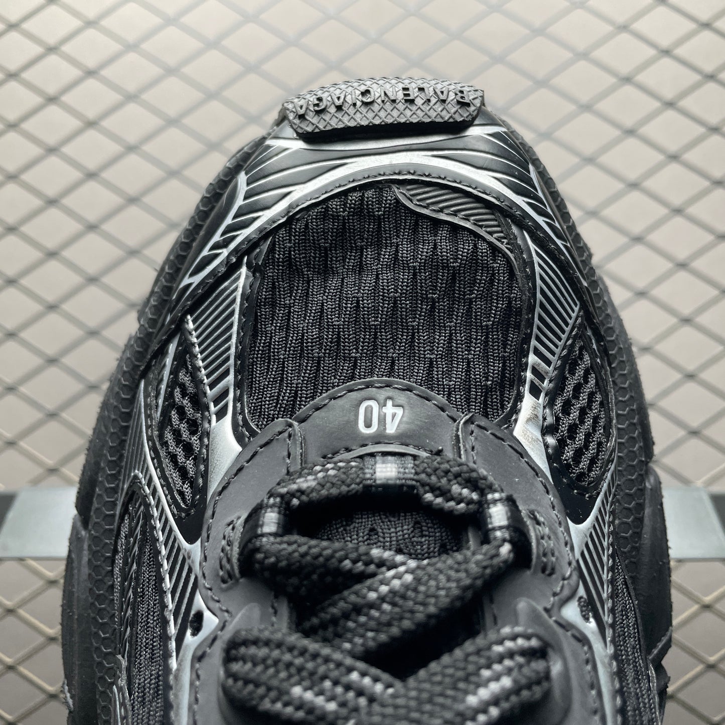Balenciaga Men's Black 3Xl Trainer With Charms