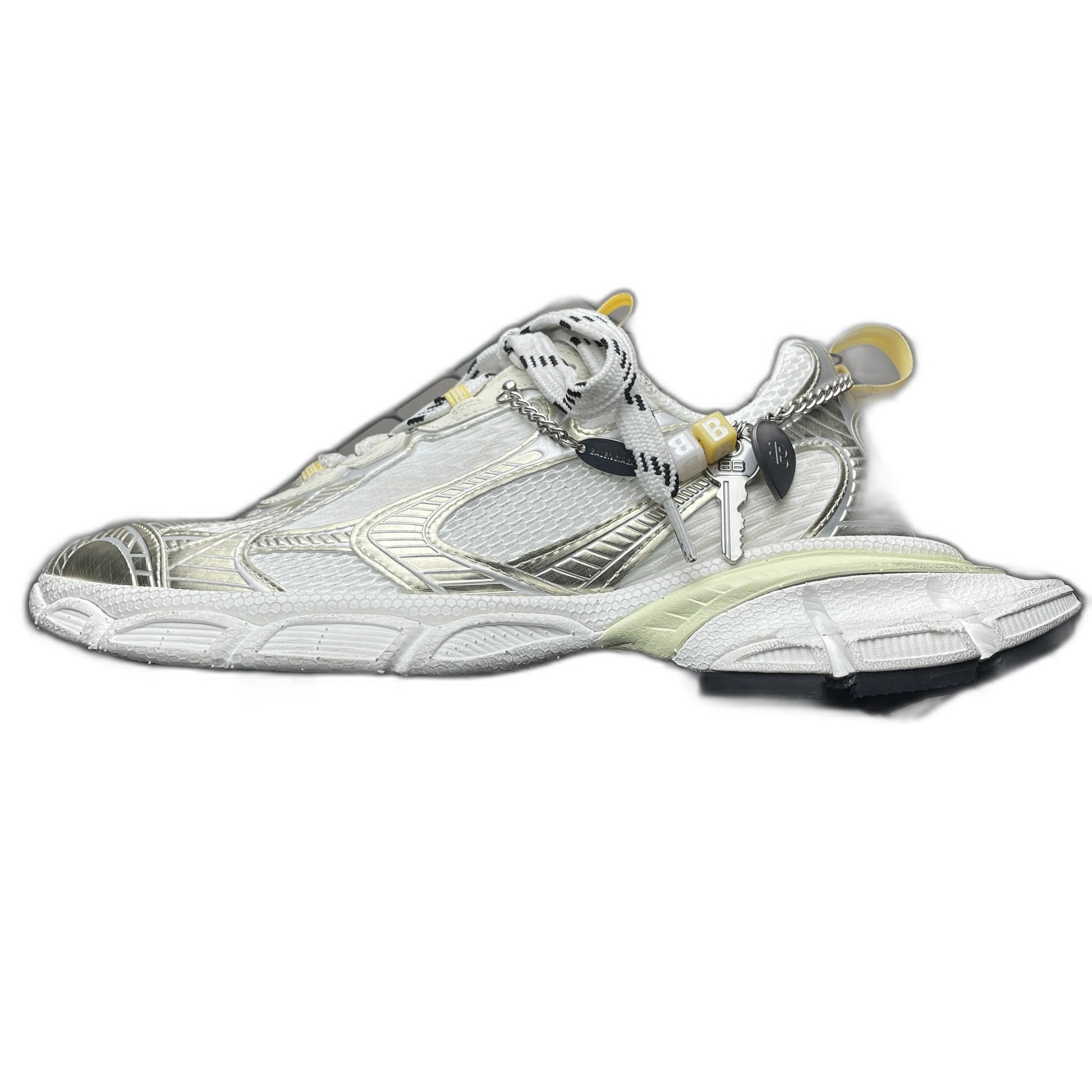 BALENCIAGA 3XL Men's Sneakers with Pendant