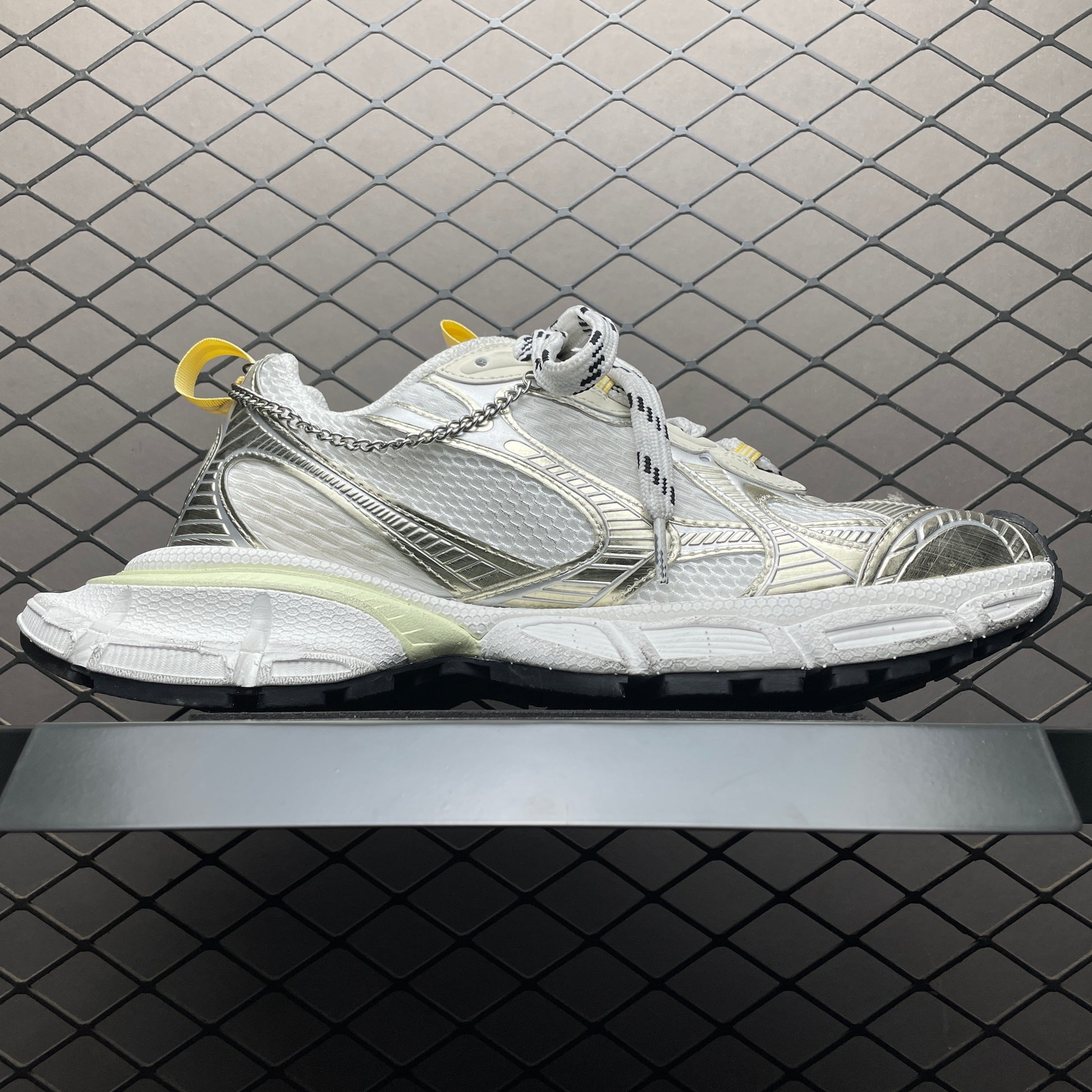 BALENCIAGA 3XL Men's Sneakers with Pendant