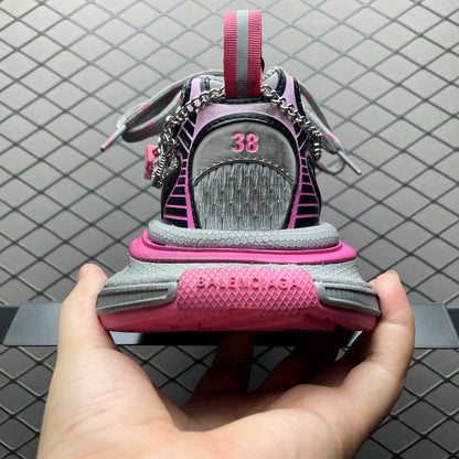 Balenciaga 3xl Gradient Sneaker With Charms in Grey/pink