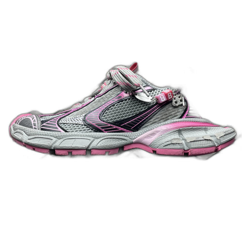 Balenciaga 3xl Gradient Sneaker With Charms in Grey/pink
