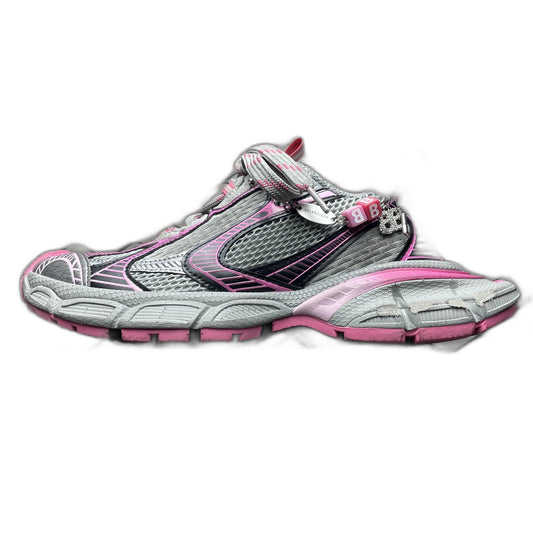 Balenciaga 3xl Gradient Sneaker With Charms in Grey/pink