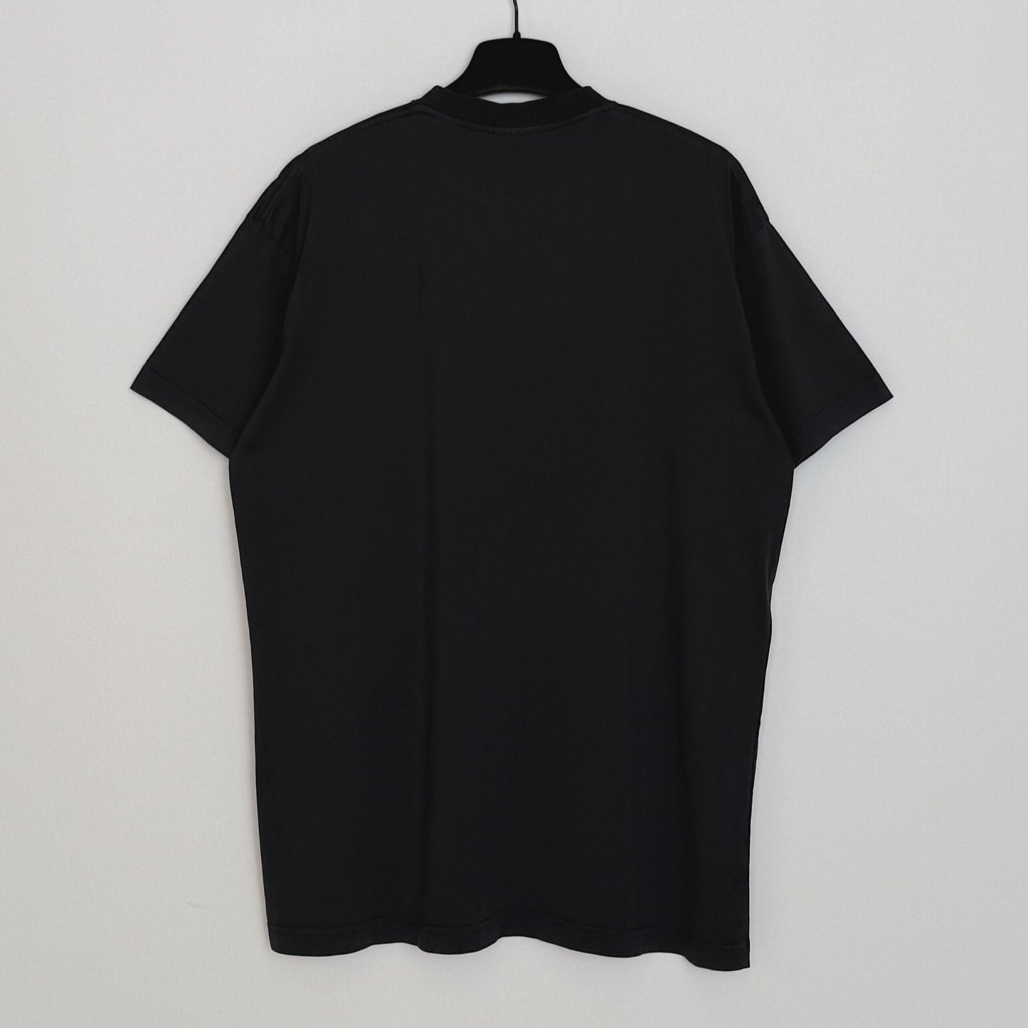 Balenciaga Men's Loop Sports Icon Oversized T-shirt in Black Faded