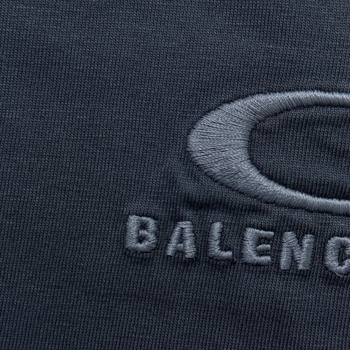 Balenciaga Men's Loop Sports Icon Oversized T-shirt in Black Faded