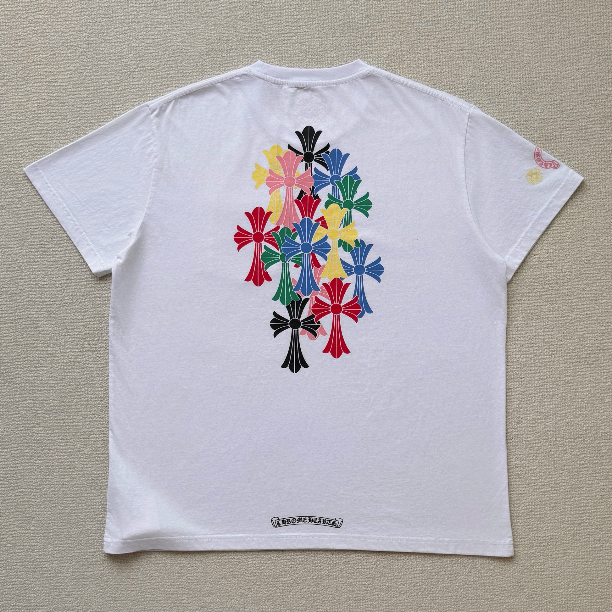 Chrome Hearts Multicolor Cross T-shirt Short Sleeve