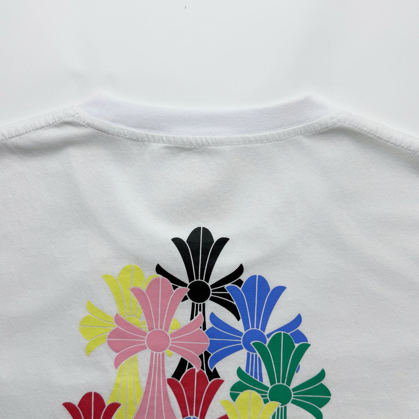 Chrome Hearts Multicolor Cross T-shirt Short Sleeve