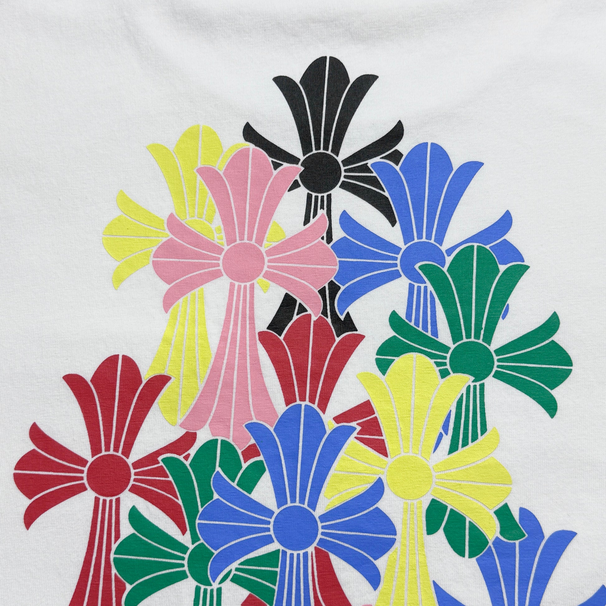 Chrome Hearts Multicolor Cross T-shirt Short Sleeve