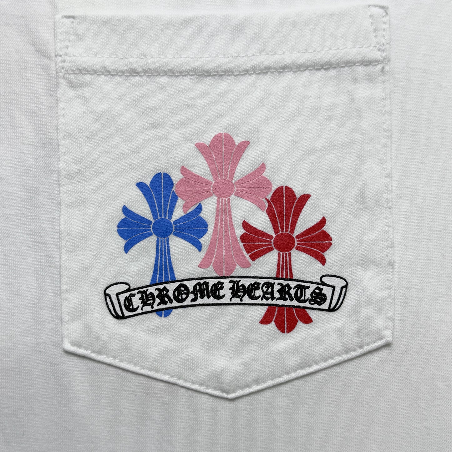 Chrome Hearts Multicolor Cross T-shirt Short Sleeve