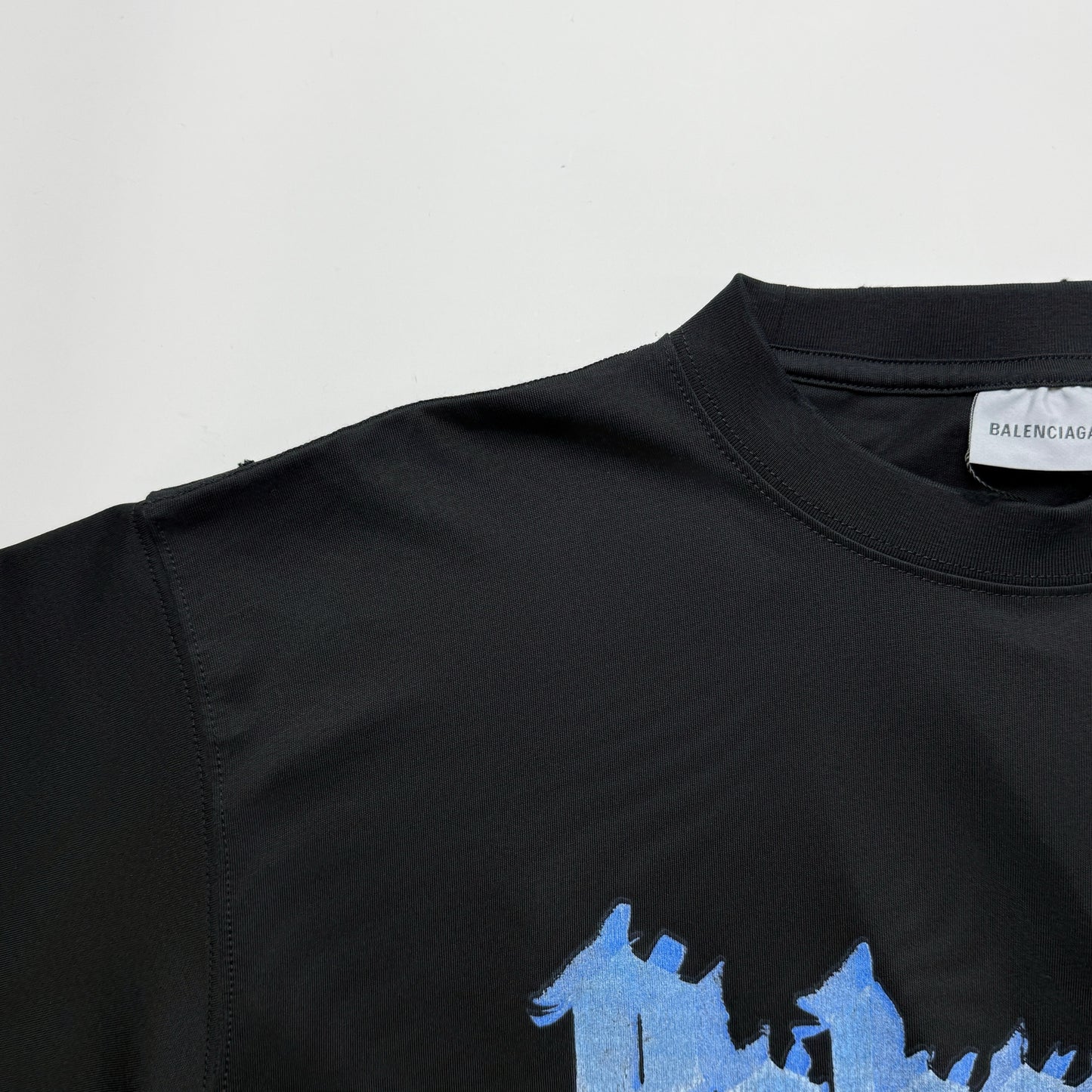 BALENCIAGA Paris Thunderstorm Oversized T-Shirt "Black"