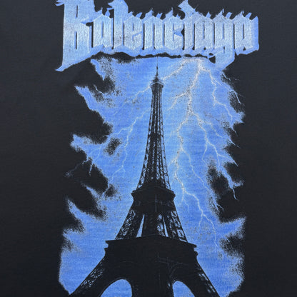 BALENCIAGA Paris Thunderstorm Oversized T-Shirt "Black"