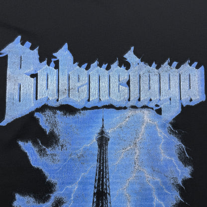 BALENCIAGA Paris Thunderstorm Oversized T-Shirt "Black"