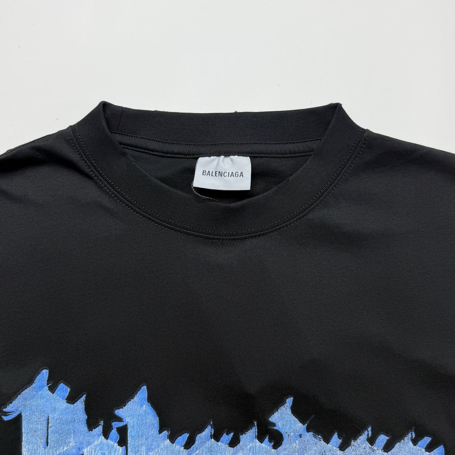 BALENCIAGA Paris Thunderstorm Oversized T-Shirt "Black"