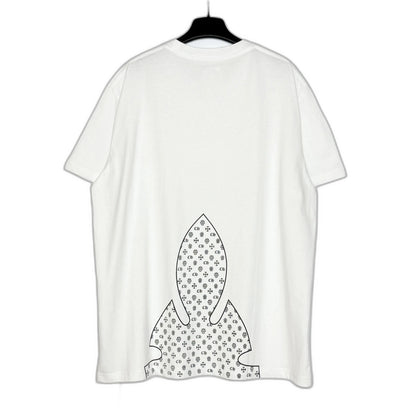 CHROME HEARTS FLEUR KNEE T-SHIRT